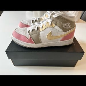 Nike Jordan 1 Mid SE white/vivid green